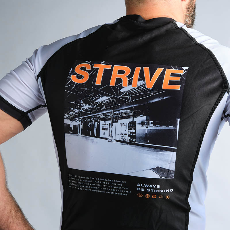 STRIVE COMP Ranked Rashguard Black/White