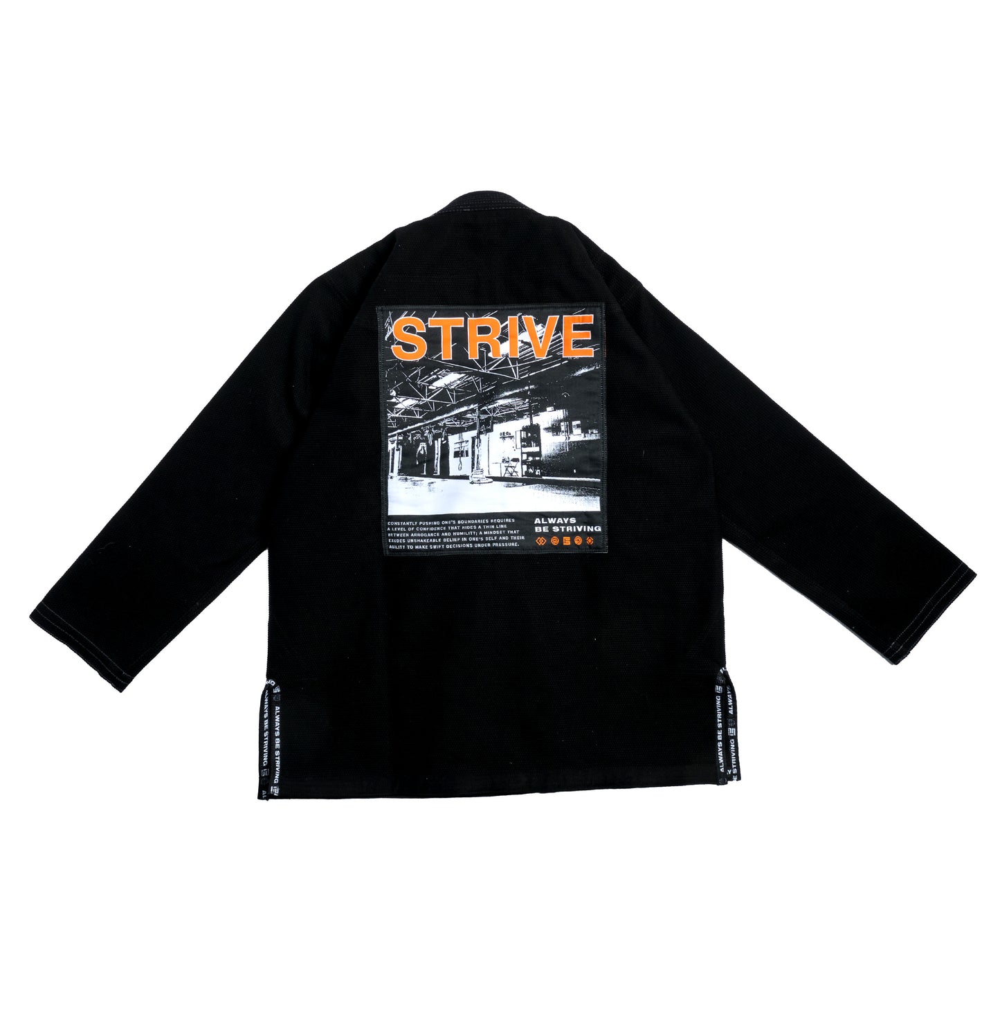 Youth STRIVE COMP Kimono Black