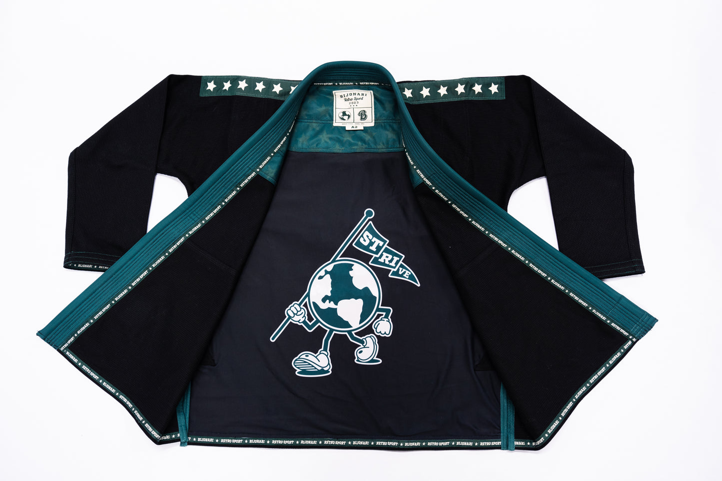 Retro Sport Kimono Black